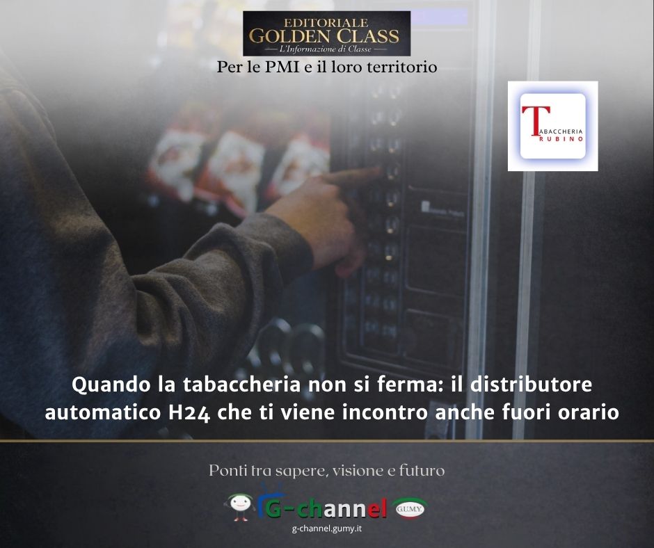 Quando la tabaccheria non si ferma: il distributore automatico H24 che ti viene incontro anche fuori orario