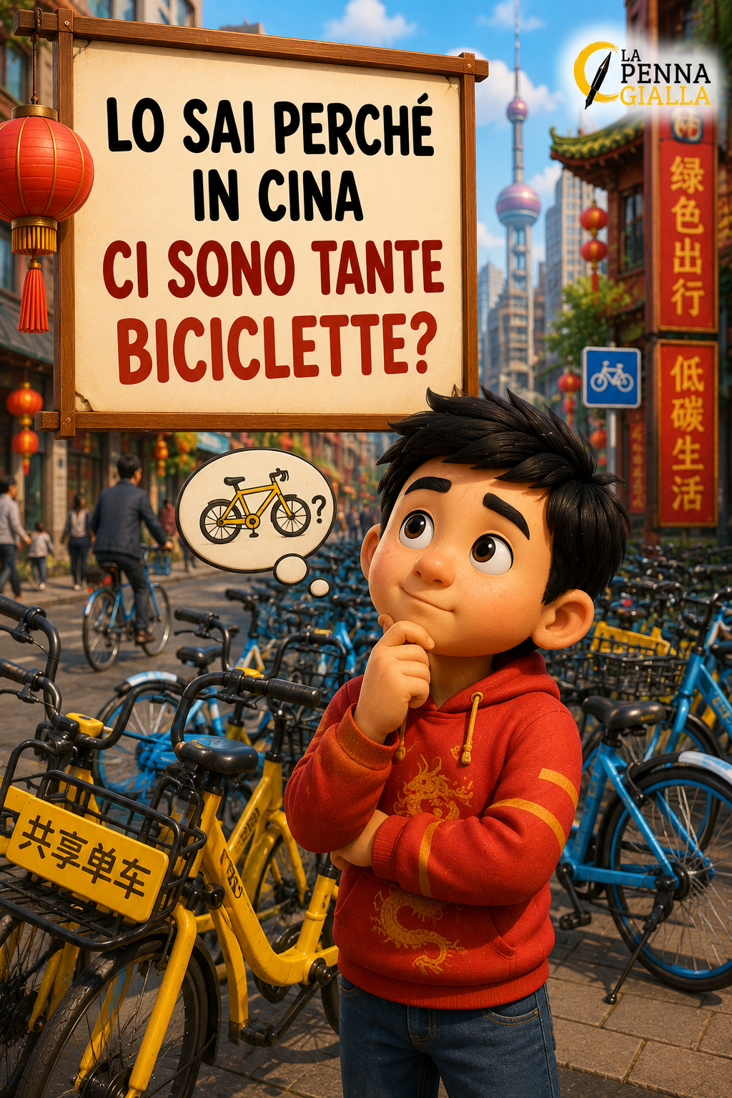 LO SAI PERCHÉ IN CINA CI SONO COSÌ TANTE BICICLETTE?