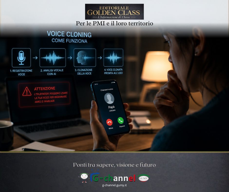 Voice cloning: come i truffatori copiano la tua voce con l’AI