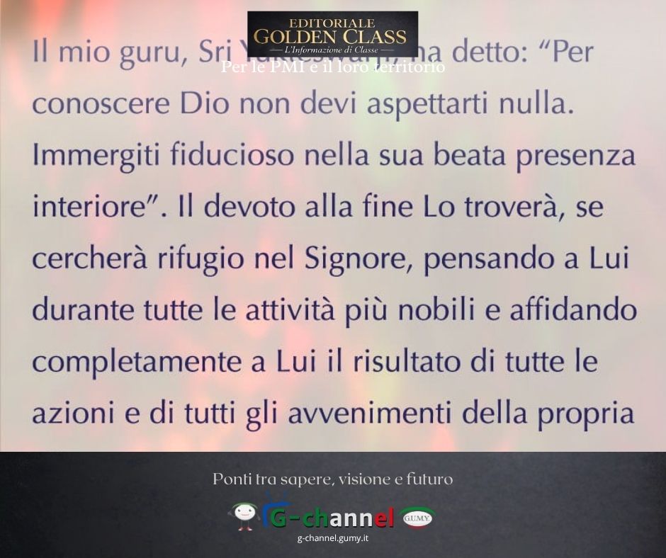 Le Pillole del Dott. Mazzanobile: immergersi nella presenza di Dio