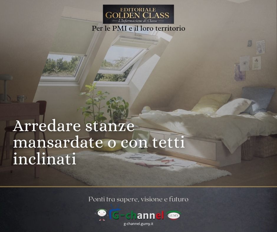 Arredare stanze mansardate o con tetti inclinati 