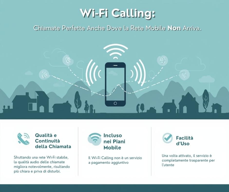 Wi-Fi Calling: Chiamate Perfette Anche Dove la Rete Mobile Non Arriva