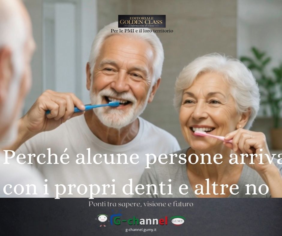 Perché alcune persone arrivano a 70 anni con i propri denti e altre no