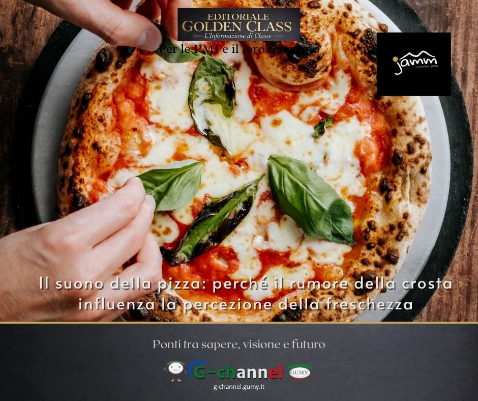 Il suono della pizza: perché il rumore della crosta influenza la percezione della freschezza