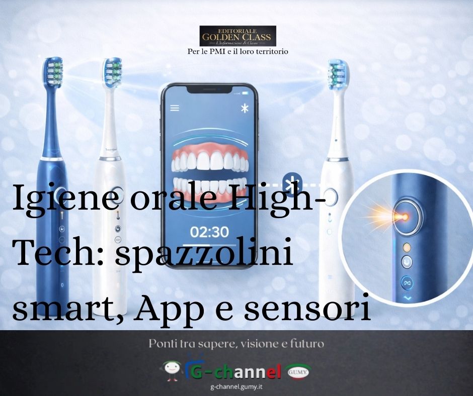 Igiene orale High-Tech: spazzolini smart, App e sensori