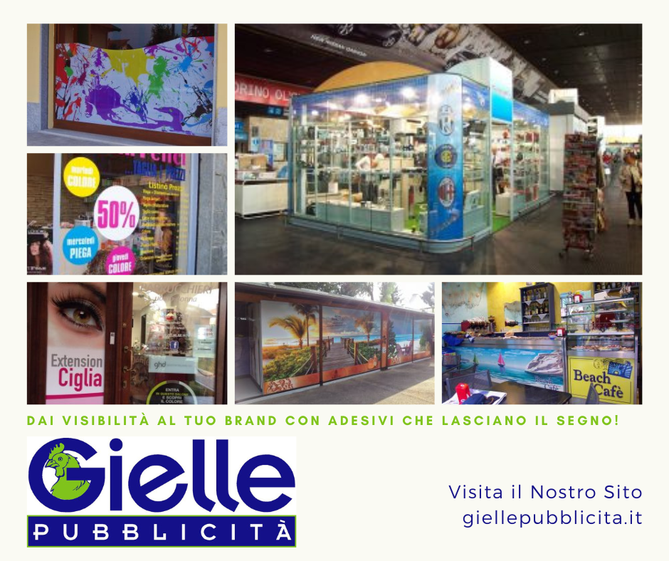 Gielle Pubblicità Rivoli – Adesivi Personalizzati per Ogni Esigenza Gielle Pubblicità Rivoli – Adesivi Personalizzati per Ogni Esigenza