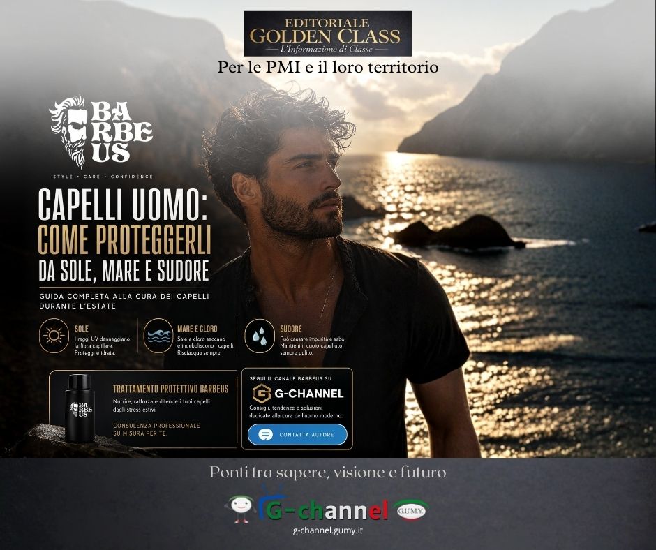Capelli uomo: come proteggerli da sole, mare e sudore