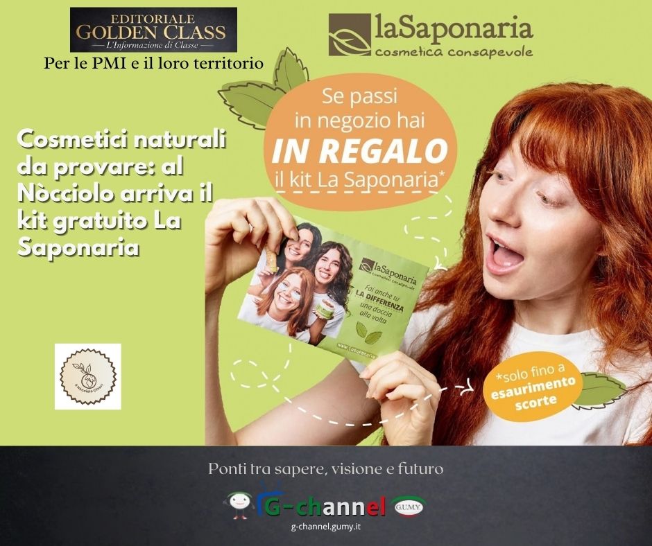 Cosmetici naturali da provare: al Nòcciolo arriva il kit gratuito La Saponaria