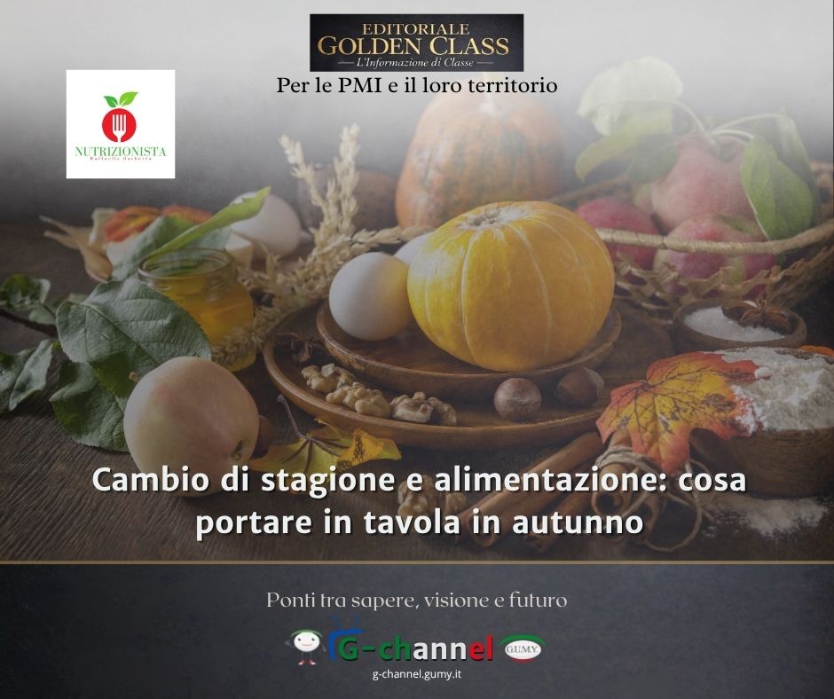 Cambio di stagione e alimentazione: cosa portare in tavola in autunno