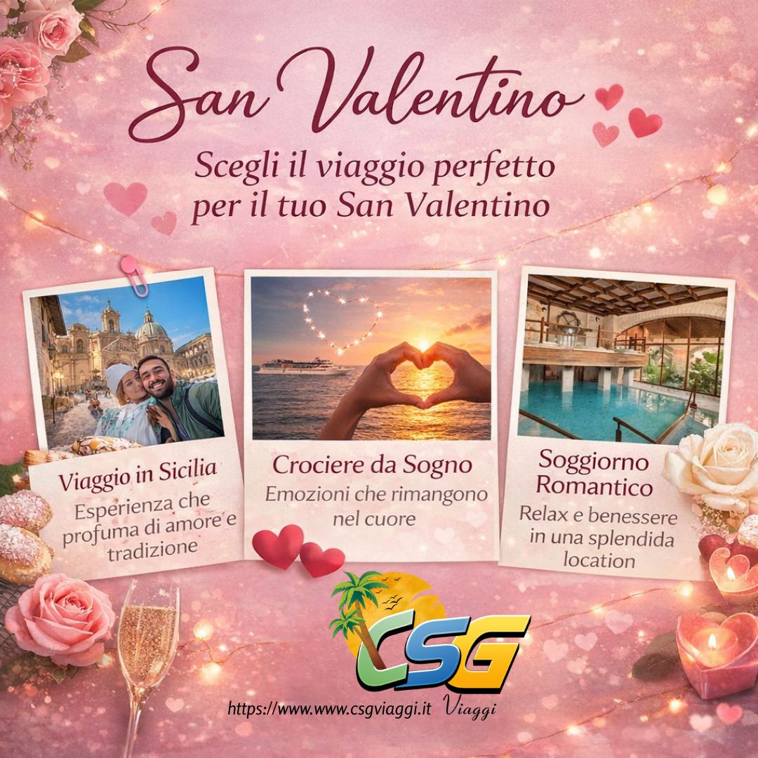 ❤️ San Valentino: tre modi di dire “ti amo” con un viaggio