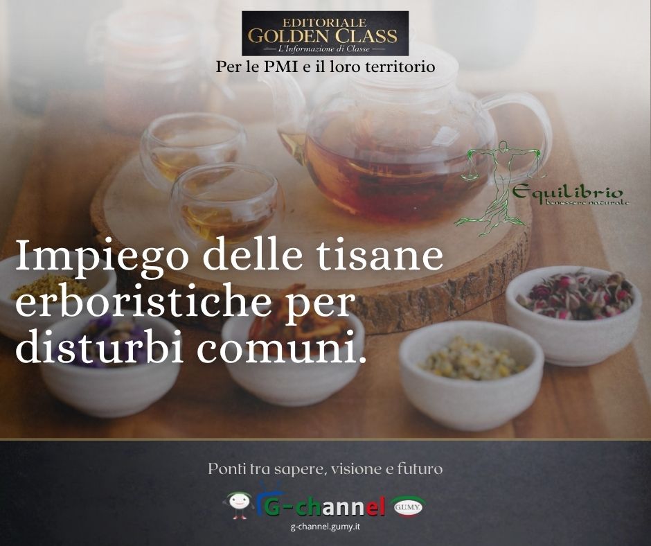 Impiego delle tisane erboristiche per disturbi comuni