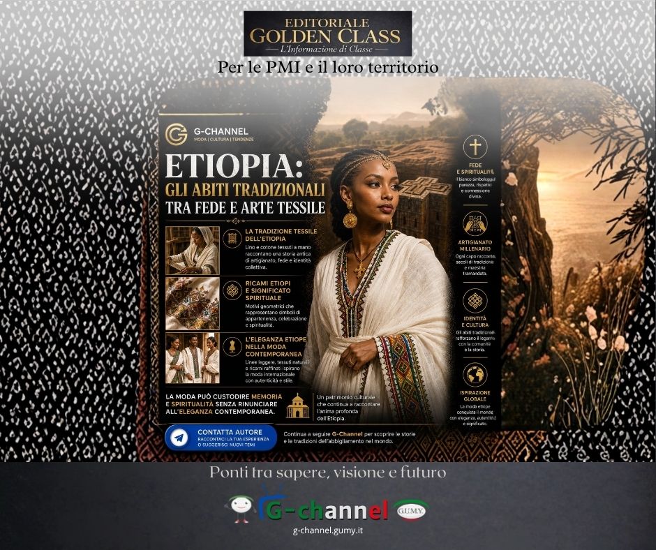 Abiti tradizionali dell’Etiopia: lino, ricami e spiritualità