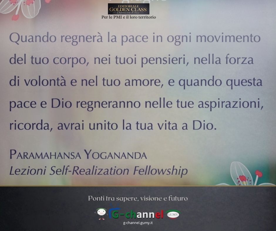 Le Pillole del Dott. Mazzanobile: la pace che unisce a Dio