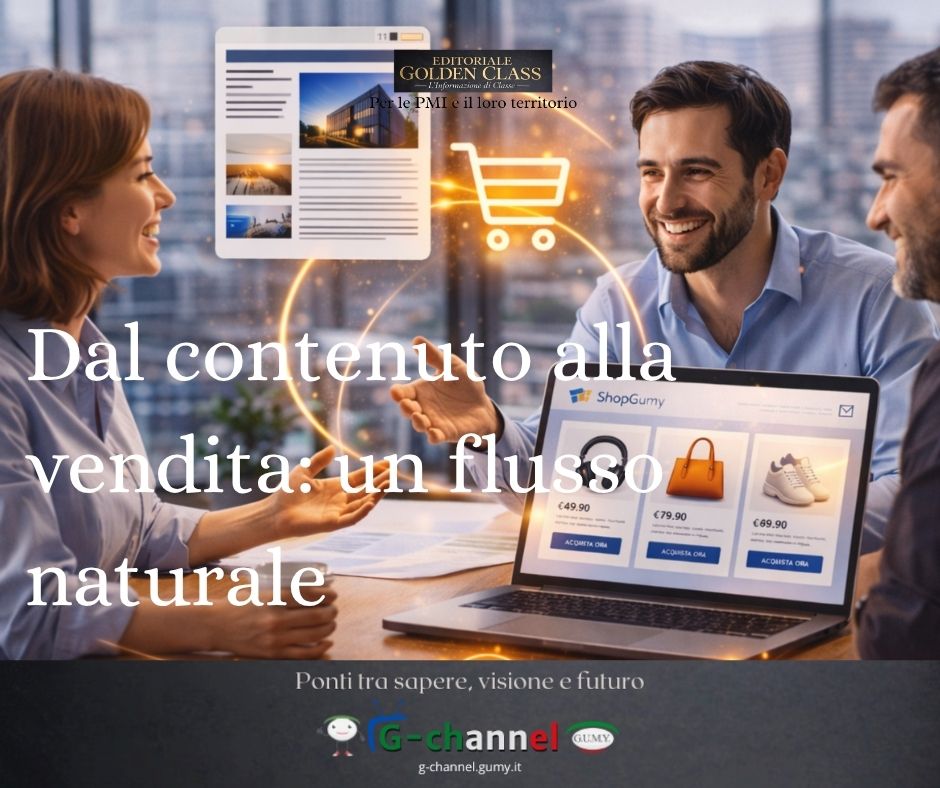 Dal contenuto alla vendita: un flusso naturale