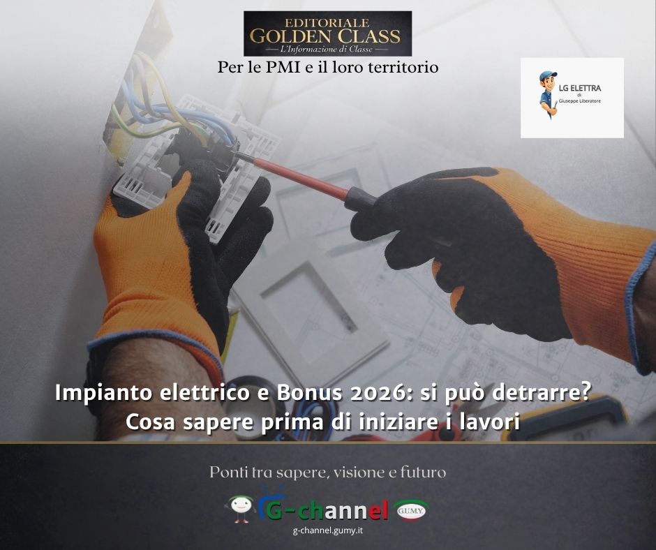 Impianto elettrico e Bonus 2026: si può detrarre? Cosa sapere prima di iniziare i lavori
