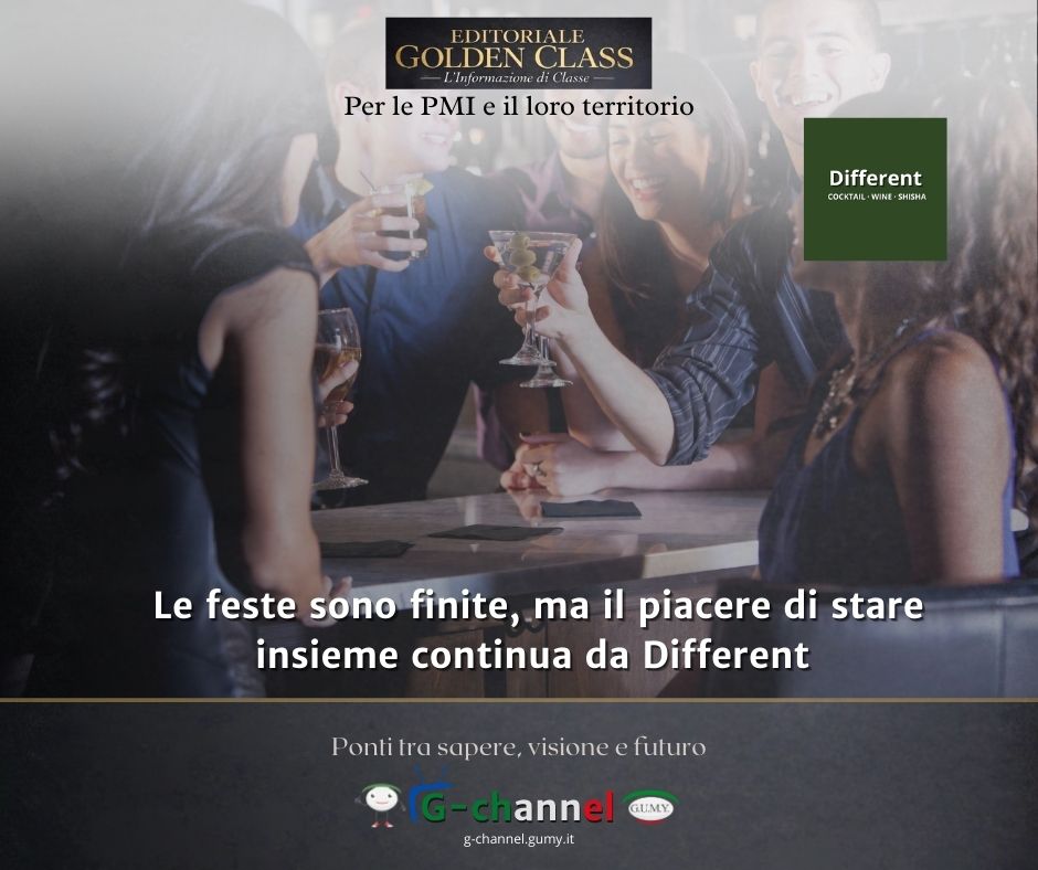 Le feste sono finite, ma il piacere di stare insieme continua da Different