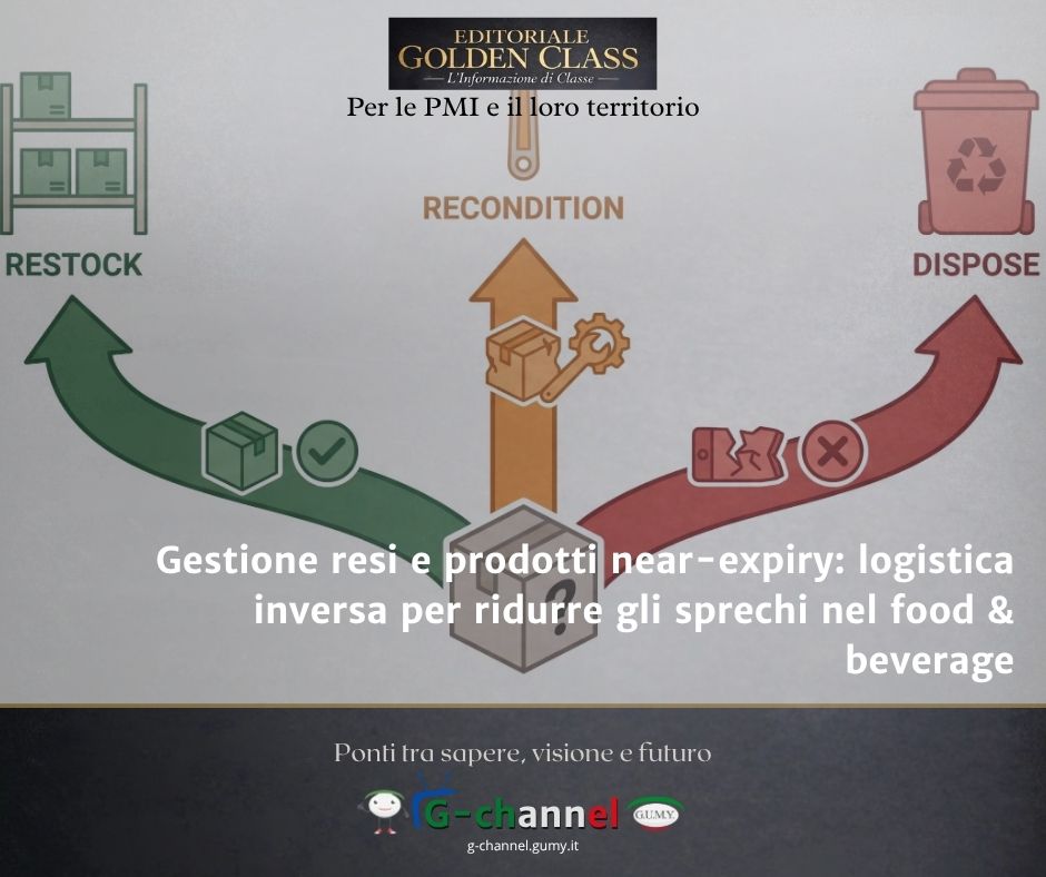 Gestione resi e prodotti near-expiry: logistica inversa per ridurre gli sprechi nel food & beverage
