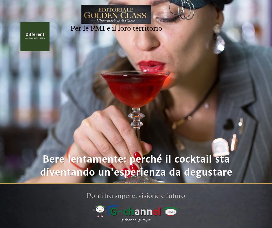 Bere lentamente: perché il cocktail sta diventando un'esperienza da degustare