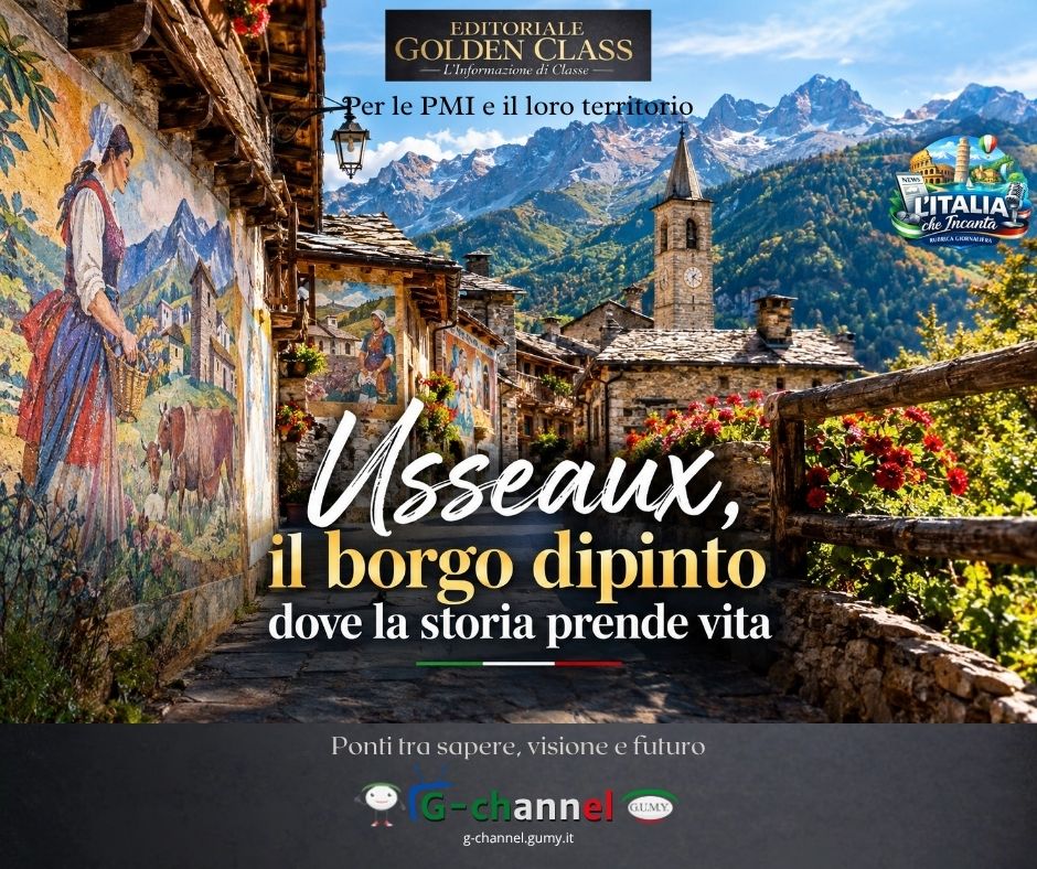 Usseaux, il borgo dipinto dove la storia prende vita