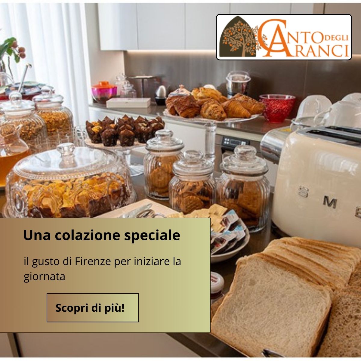 Una colazione speciale al B&B Canto degli Aranci: il gusto di Firenze per iniziare la giornata Una colazione speciale al B&B Canto degli Aranci: il gusto di Firenze per iniziare la giornata