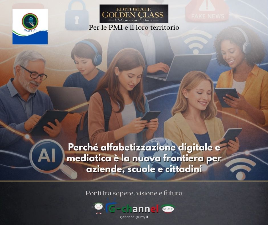 Alfabetizzazione digitale e mediatica è la nuova frontiera per aziende, scuole e cittadini