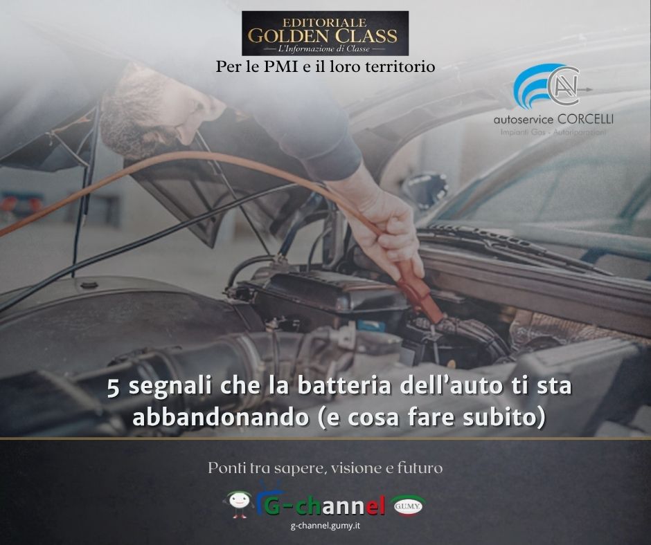 5 segnali che la batteria dell’auto ti sta abbandonando (e cosa fare subito)