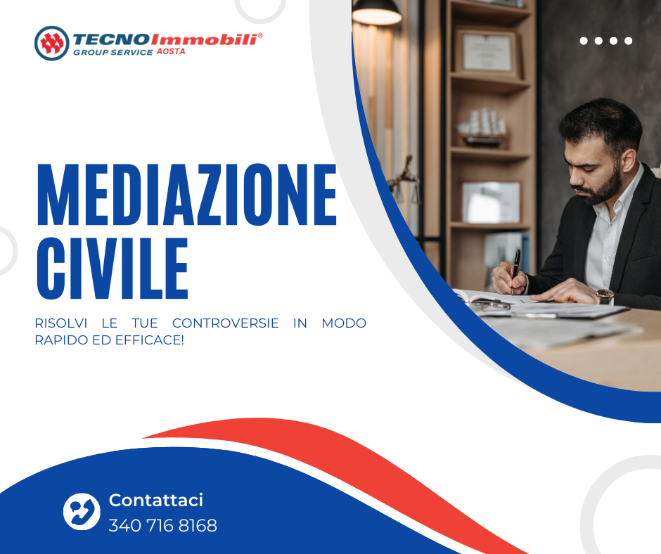 Mediazione civile ad Aosta con Tecnoimmobili Group