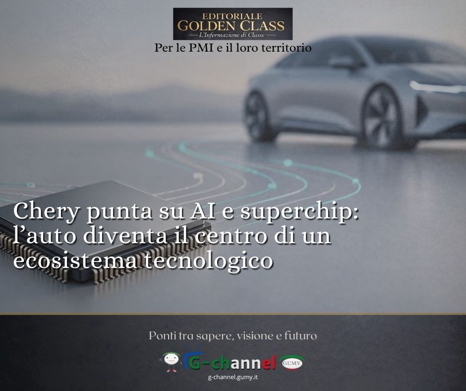 Chery punta su AI e superchip: l’auto diventa il centro di un ecosistema tecnologico