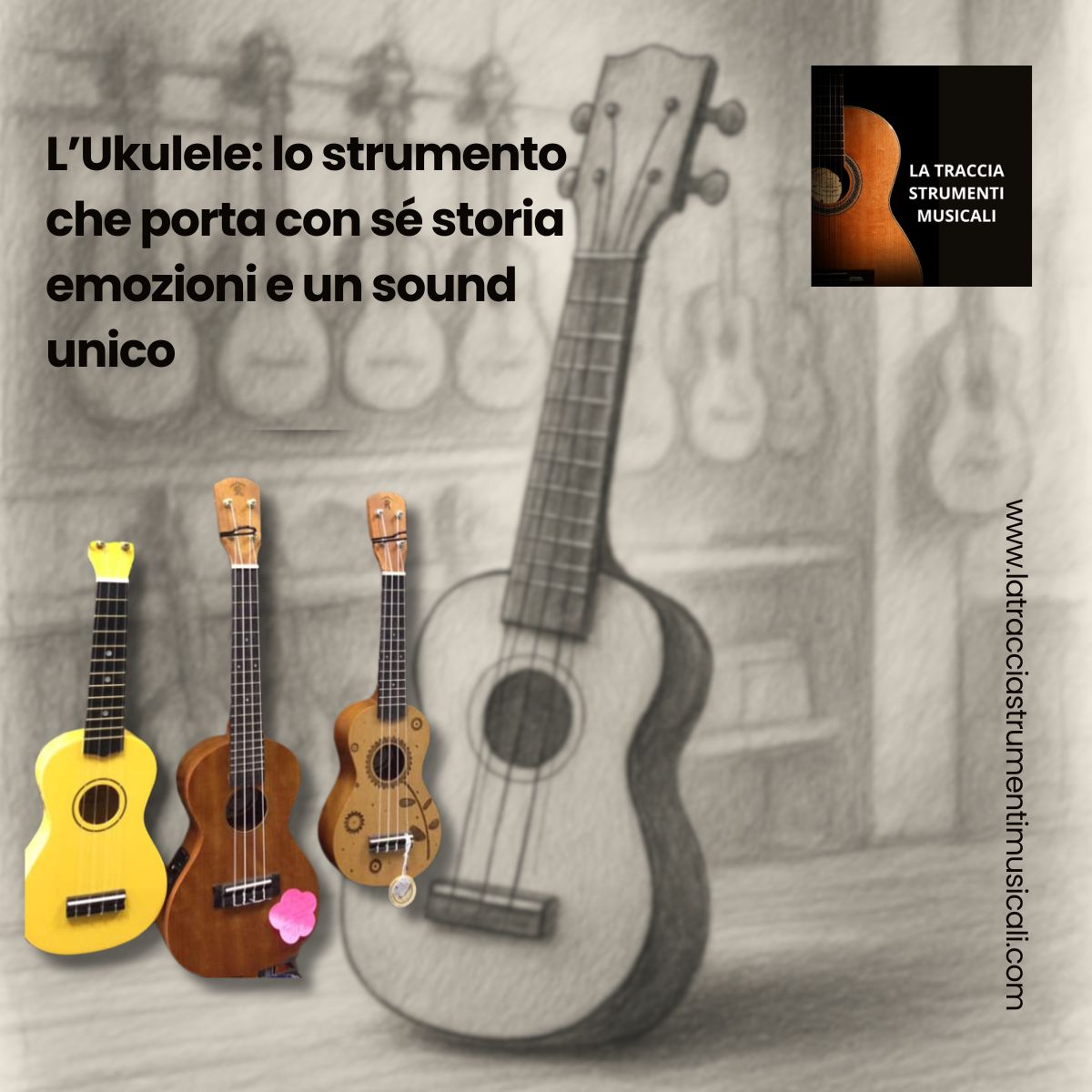 L’Ukulele: lo strumento che porta con sé storia, emozioni e un sound unico