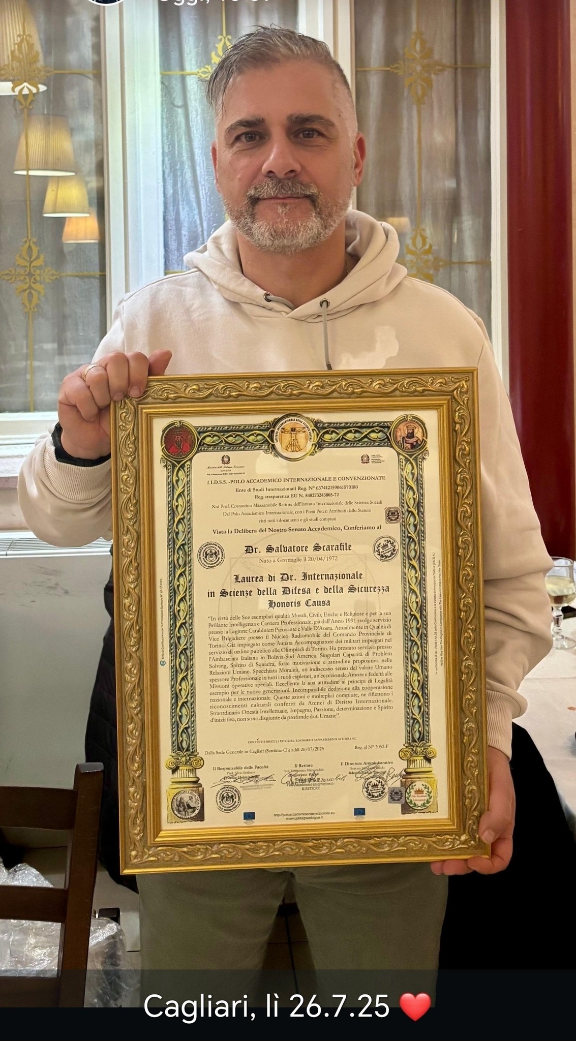 Nuovo prestigioso riconoscimento per il P.A.I.