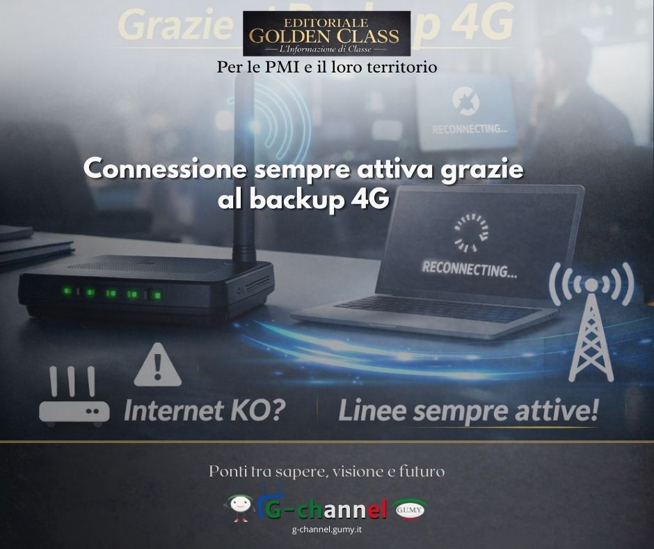Connessione sempre attiva grazie al backup 4G