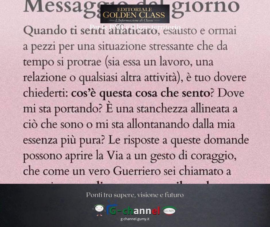 Le Pillole del Dott. Mazzanobile: ascoltare la stanchezza