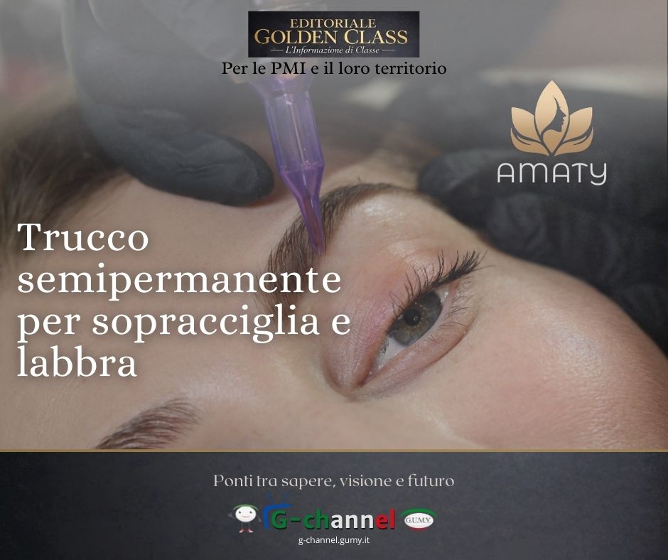 Trucco semipermanente per sopracciglia e labbra