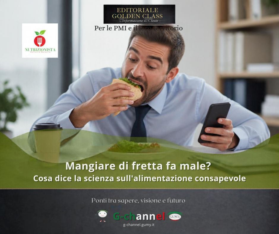 Mangiare di fretta fa male? Cosa dice la scienza sull'alimentazione consapevole