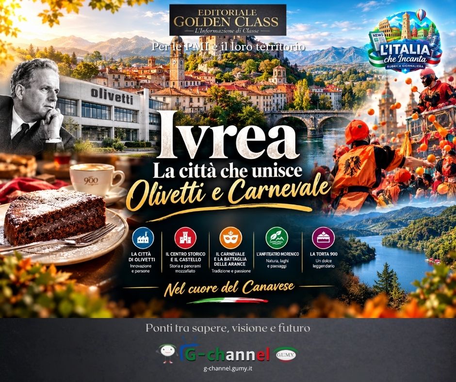Ivrea, la città che unisce Olivetti e Carnevale