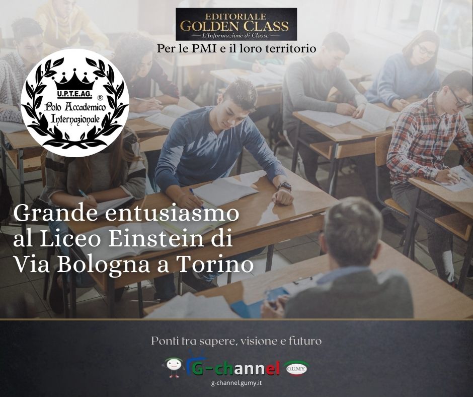 Grande entusiasmo al Liceo Einstein di Via Bologna a Torino
