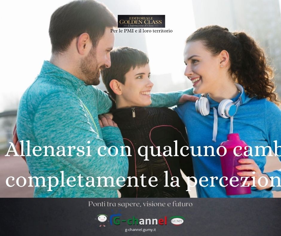 Allenarsi con qualcuno cambia completamente la percezione della fatica