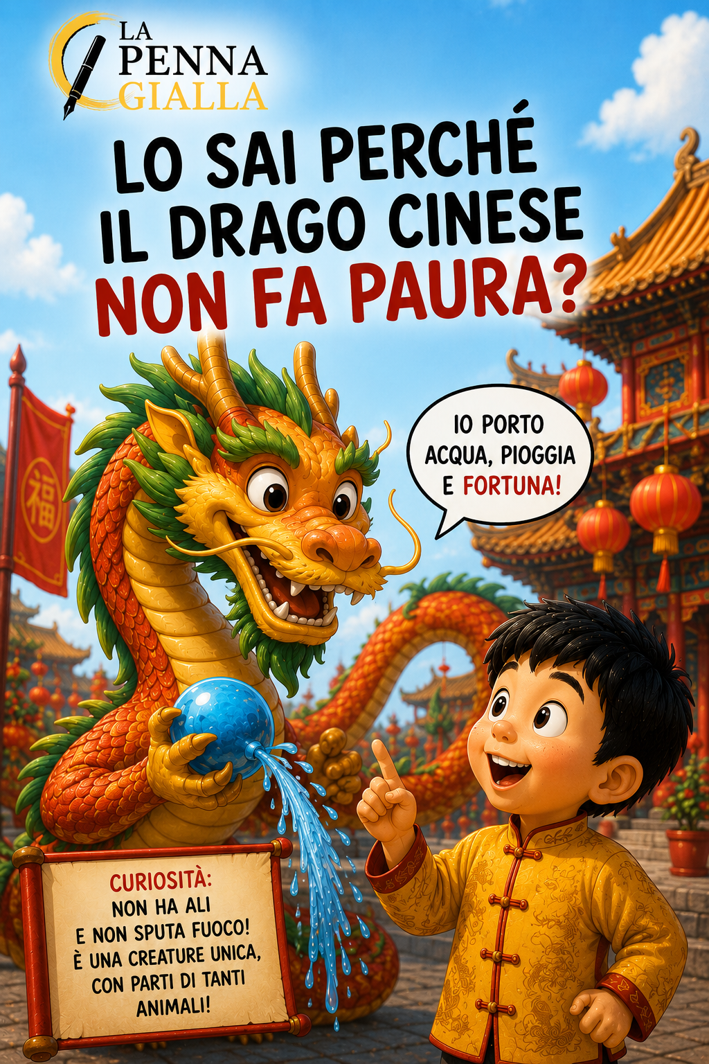 LO SAI PERCHÉ IL DRAGO CINESE NON FA PAURA?