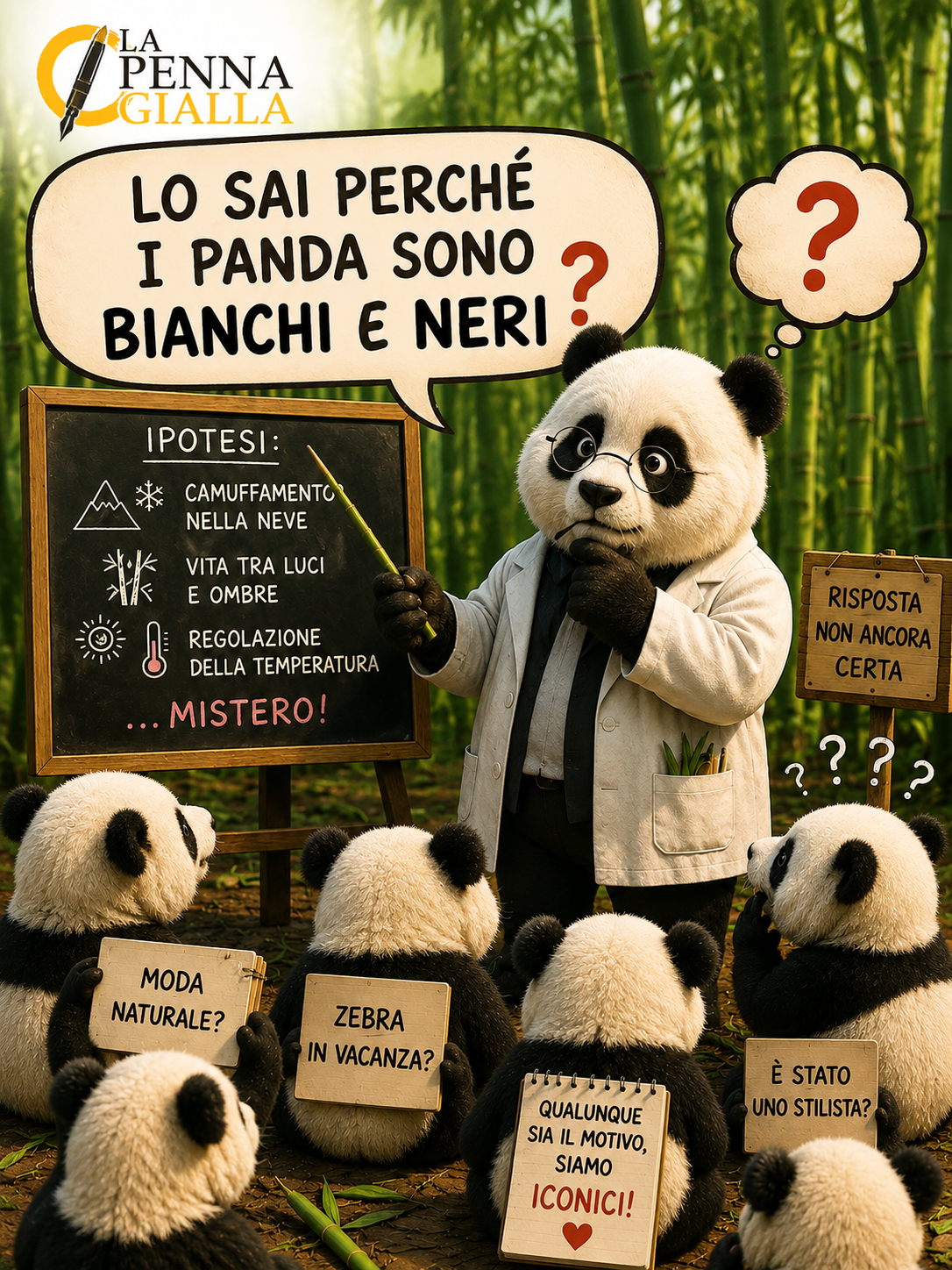 LO SAI PERCHÉ I PANDA SONO BIANCHI E NERI?