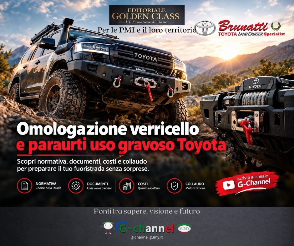 Omologazione verricello e paraurti uso gravoso Toyota
