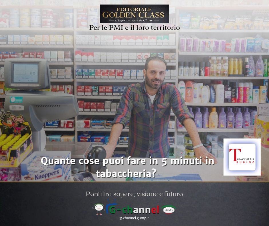 Quante cose puoi fare in 5 minuti in tabaccheria?