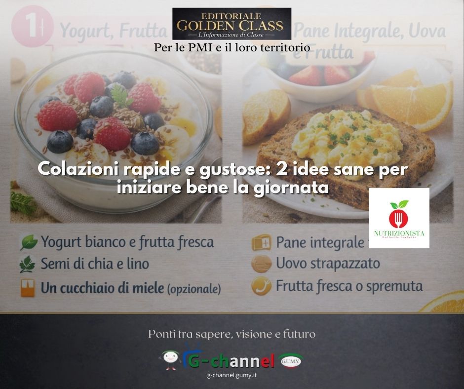 Colazioni rapide e gustose: 2 idee sane per iniziare bene la giornata