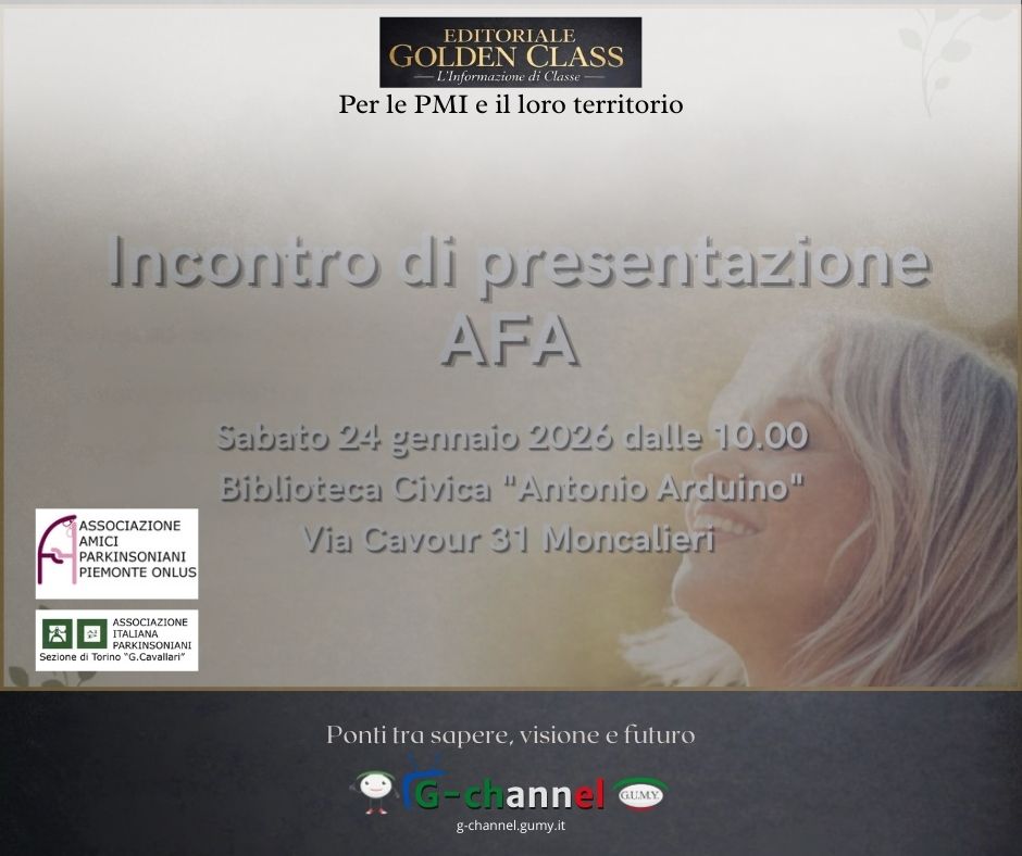 A Moncalieri l’AFA diventa opportunità concreta per il Parkinson