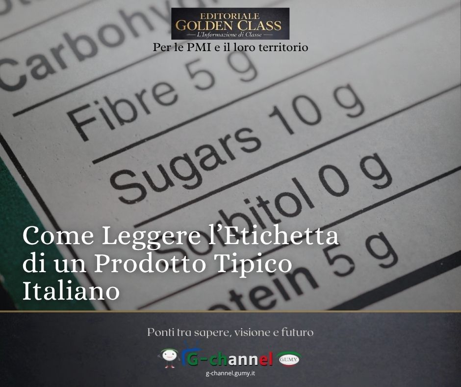Come leggere l’etichetta di un prodotto tipico italiano