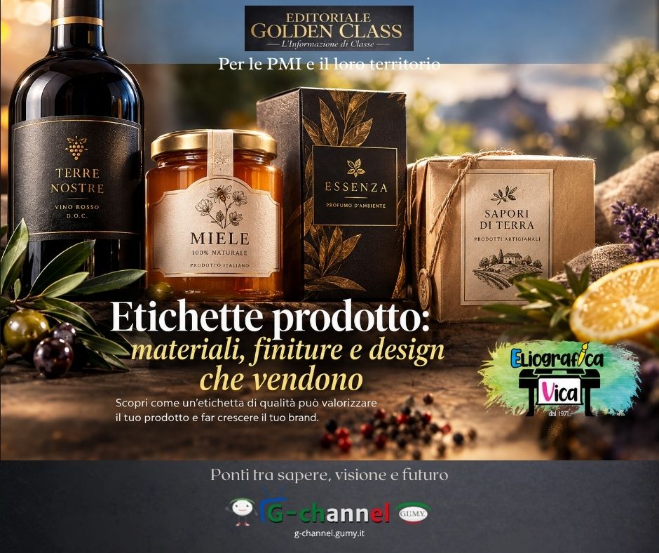 Etichette prodotto: materiali, finiture e design che vendono