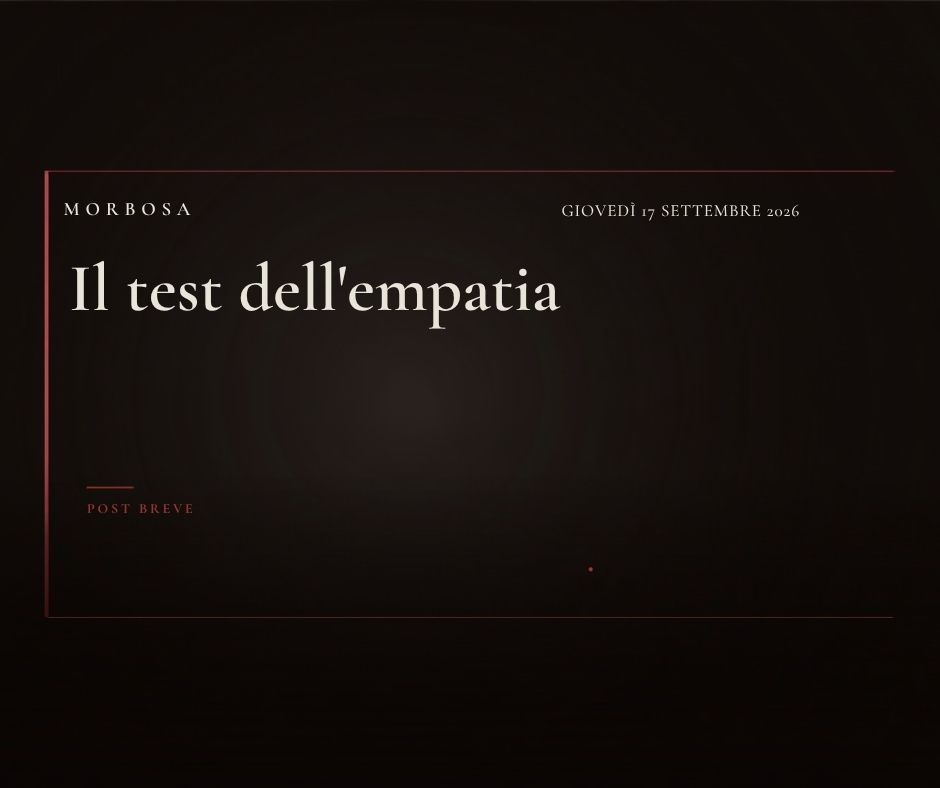 Il test dell'empatia