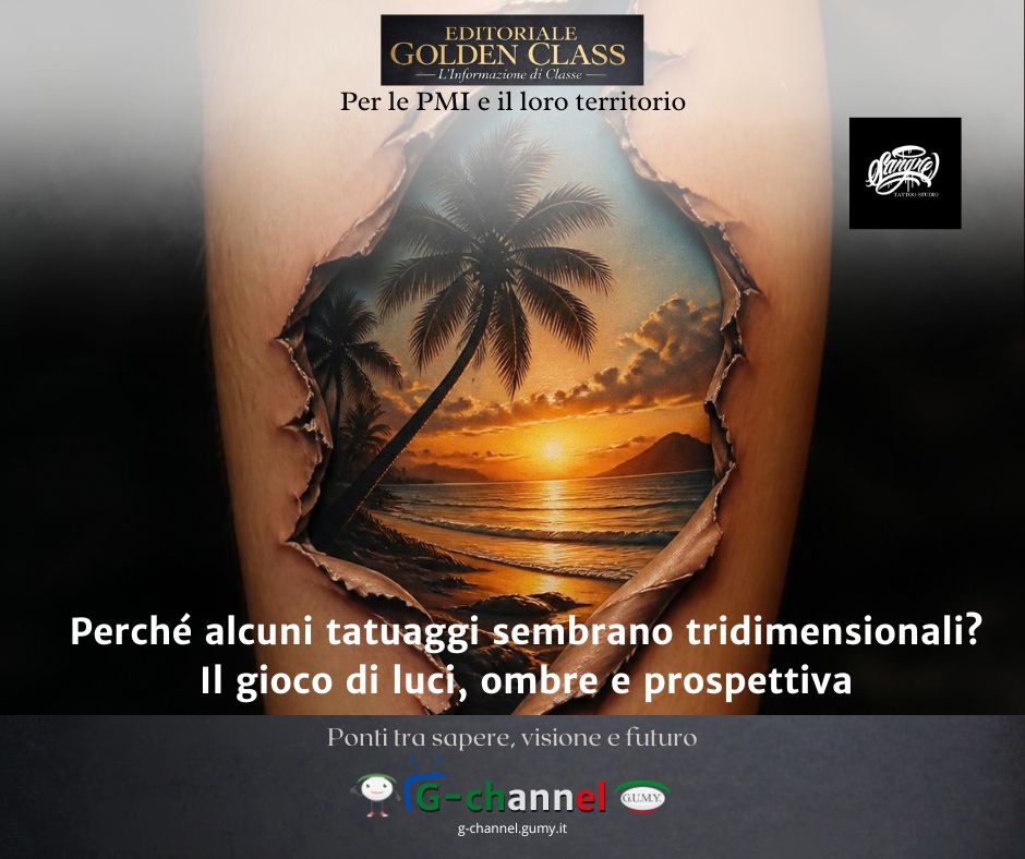 Perché alcuni tatuaggi sembrano tridimensionali? Il gioco di luci, ombre e prospettiva
