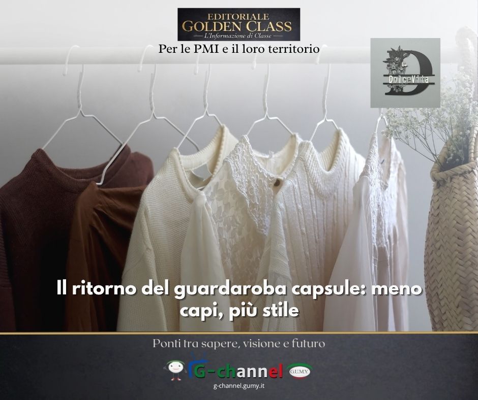 Il ritorno del guardaroba capsule: meno capi, più stile