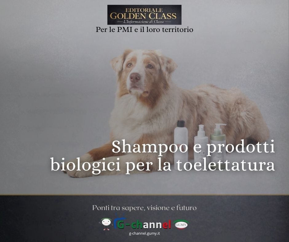 Shampoo e prodotti biologici per la toelettatura