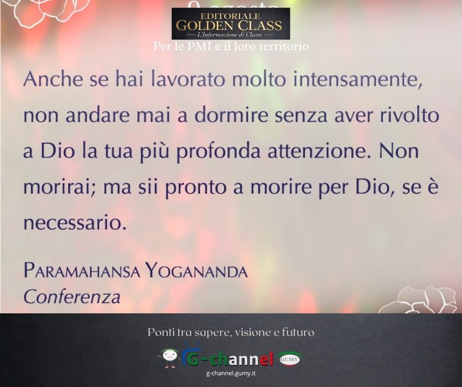 Le Pillole del Dott. Mazzanobile: chiudere la giornata con Dio